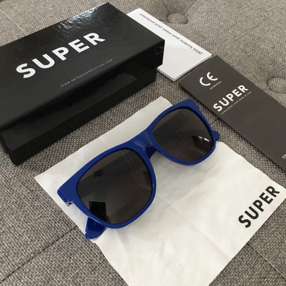 SUPER Sunglasses elect blue frame main image 4